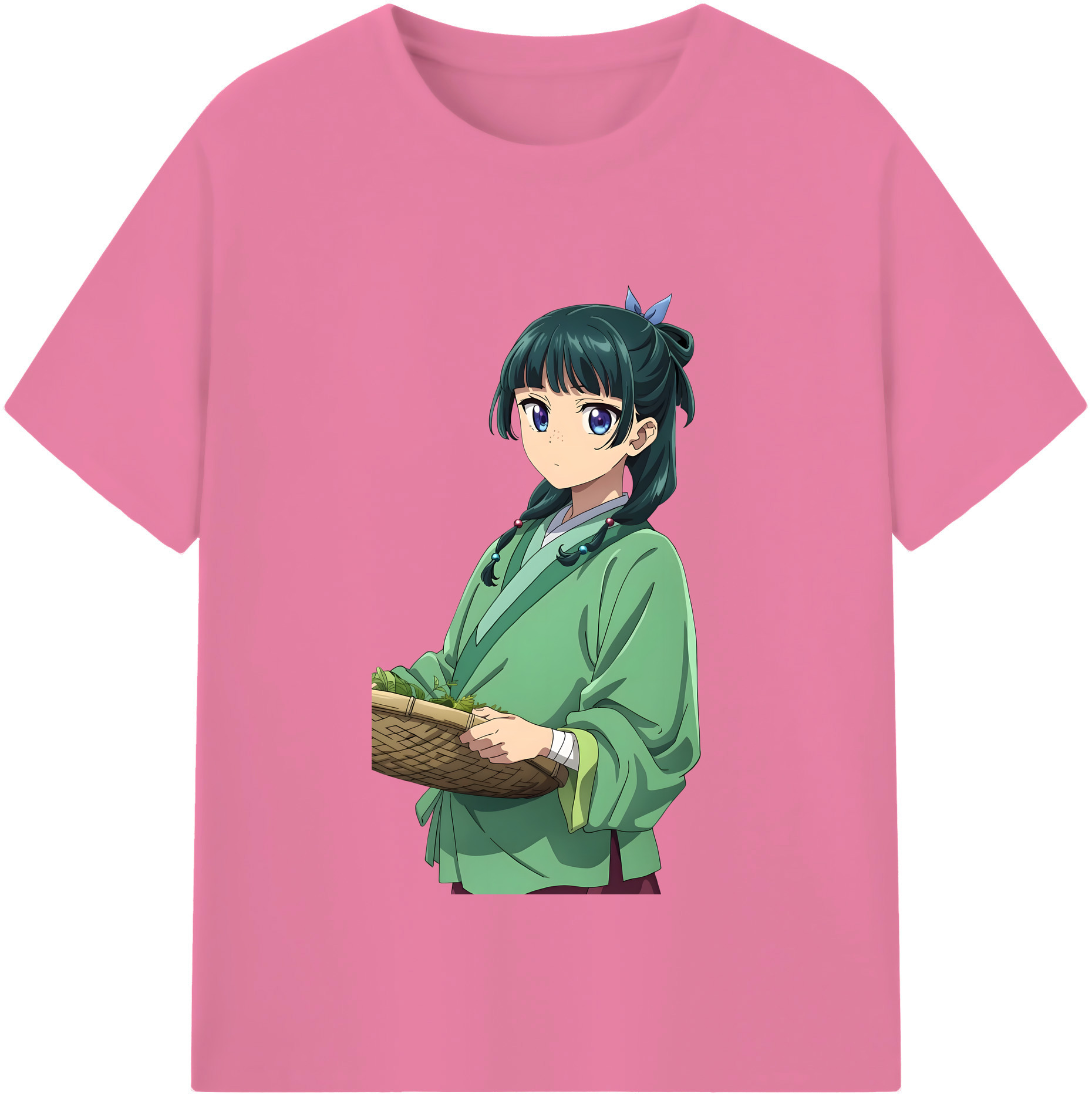 （画像用） 薬屋のひとりごと The Apothecary Diaries 綿100％半袖Tシャツ（フロントプリント）